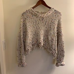 Confetti knit sweater